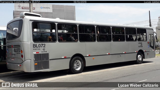 Transporte Coletivo Glória BL072 na cidade de Curitiba, Paraná, Brasil, por Lucas Weber Calizario. ID da foto: 7262078.