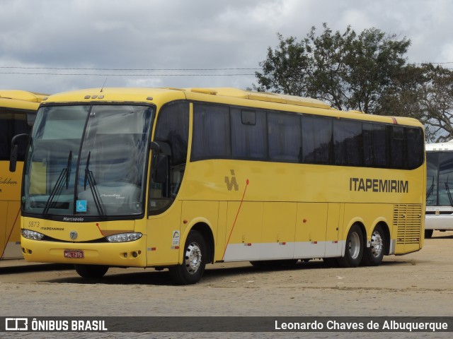 Viação Itapemirim 5873 na cidade de Vitória da Conquista, Bahia, Brasil, por Leonardo Chaves de Albuquerque. ID da foto: 7260603.