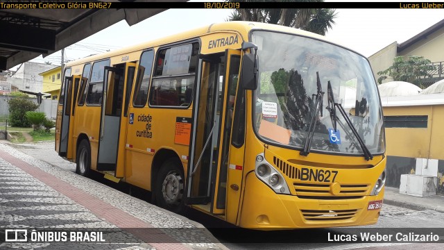 Transporte Coletivo Glória BN627 na cidade de Curitiba, Paraná, Brasil, por Lucas Weber Calizario. ID da foto: 7262089.