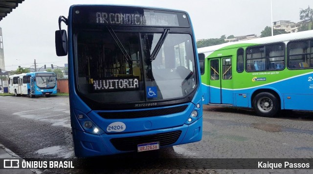 Unimar Transportes 24206 na cidade de Cariacica, Espírito Santo, Brasil, por Kaique Passos. ID da foto: 7261121.