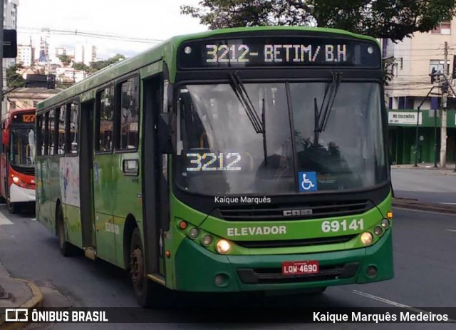 Viação Santa Edwiges 69141 na cidade de Belo Horizonte, Minas Gerais, Brasil, por Kaique Marquês Medeiros . ID da foto: 7260083.