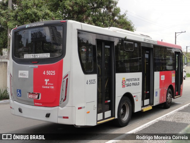 Allibus Transportes 4 5025 na cidade de São Paulo, São Paulo, Brasil, por Rodrigo Moreira Correia. Número da foto: #7261204.