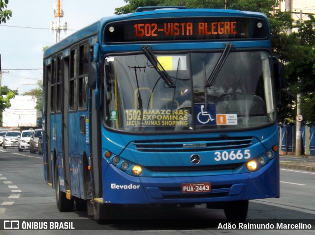 Viação Zurick 30665 na cidade de Belo Horizonte, Minas Gerais, Brasil, por Adão Raimundo Marcelino. Número da foto: #7261979.