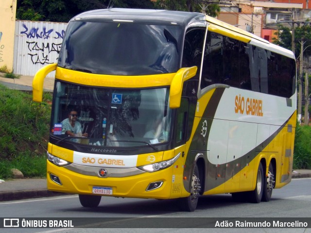 Viação São Gabriel 3440 na cidade de Belo Horizonte, Minas Gerais, Brasil, por Adão Raimundo Marcelino. ID da foto: 7261755.