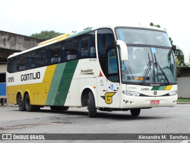 Empresa Gontijo de Transportes 17115 na cidade de Curitiba, Paraná, Brasil, por Alexandre M.  Sanches. Número da foto: #7264927.