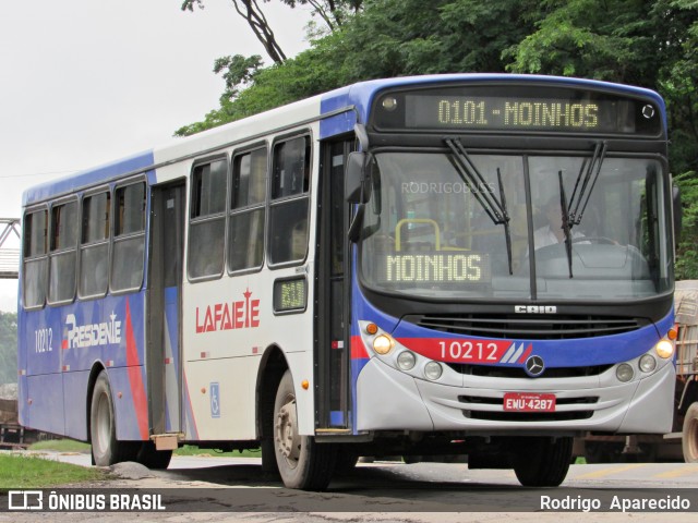 Viação Presidente Lafaiete 10212 na cidade de Conselheiro Lafaiete, Minas Gerais, Brasil, por Rodrigo  Aparecido. Número da foto: #7263184.