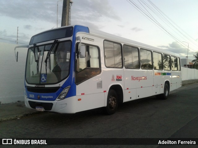 Consórcio Navegantes - 06 > Santa Maria > Transportes Boa Viagem 06028 na cidade de João Pessoa, Paraíba, Brasil, por Adeilton Ferreira. ID da foto: 7262662.