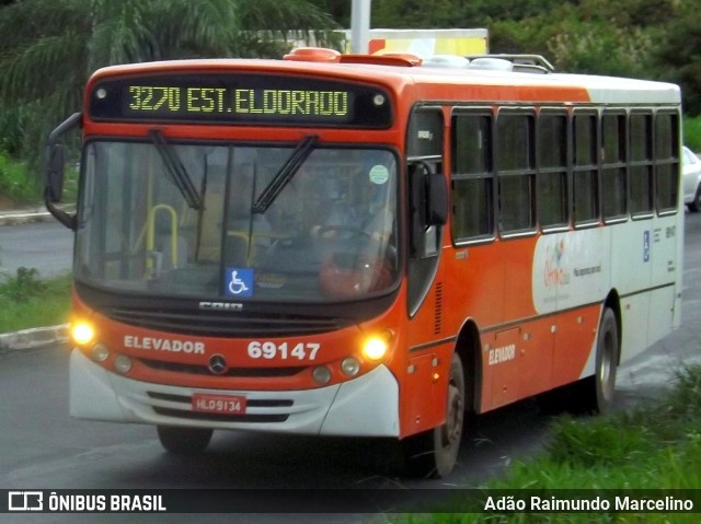 Viação Santa Edwiges 69147 na cidade de Contagem, Minas Gerais, Brasil, por Adão Raimundo Marcelino. Número da foto: #7264903.