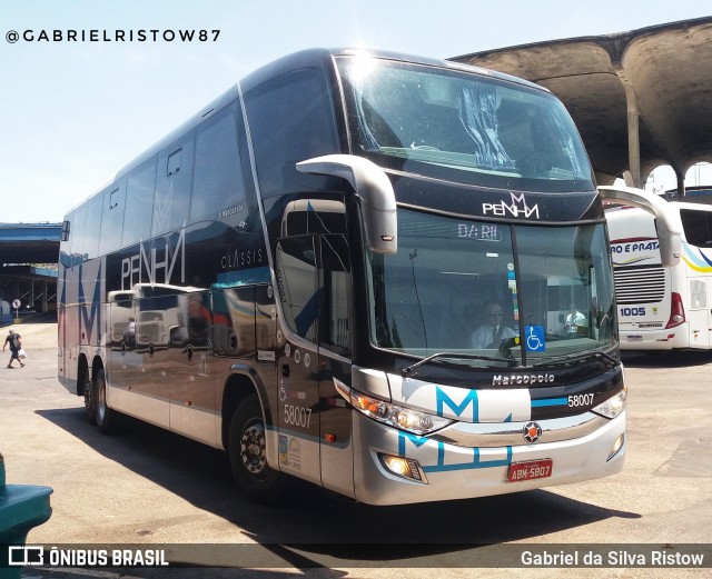 Empresa de Ônibus Nossa Senhora da Penha 58007 na cidade de Porto Alegre, Rio Grande do Sul, Brasil, por Gabriel da Silva Ristow. Número da foto: #7263917.