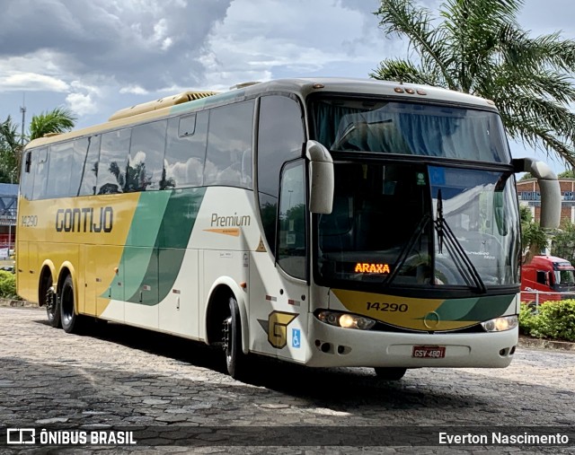 Empresa Gontijo de Transportes 14290 na cidade de Uberlândia, Minas Gerais, Brasil, por Everton Nascimento. ID da foto: 7263365.