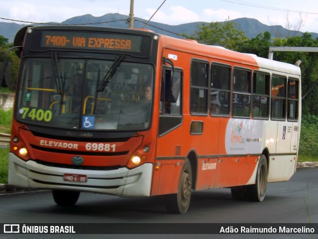 Viação Santa Edwiges 69881 na cidade de Contagem, Minas Gerais, Brasil, por Adão Raimundo Marcelino. Número da foto: #7264956.