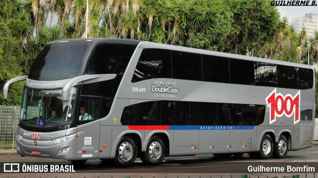 Auto Viação 1001 108.649 na cidade de Curitiba, Paraná, Brasil, por Guilherme Bomfim. ID da foto: 7263067.