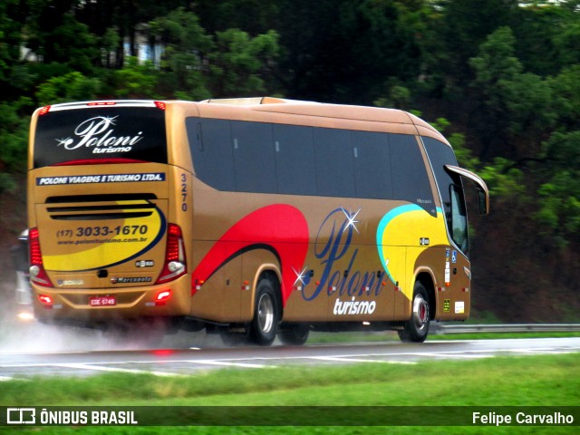 Poloni Turismo 3270 na cidade de Atibaia, São Paulo, Brasil, por Felipe Carvalho. ID da foto: 7265079.