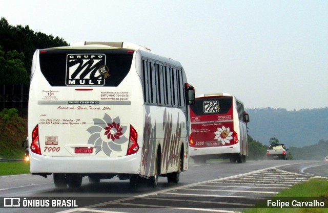 Mult Fretamento e Turismo 7000 na cidade de Atibaia, São Paulo, Brasil, por Felipe Carvalho. ID da foto: 7265126.