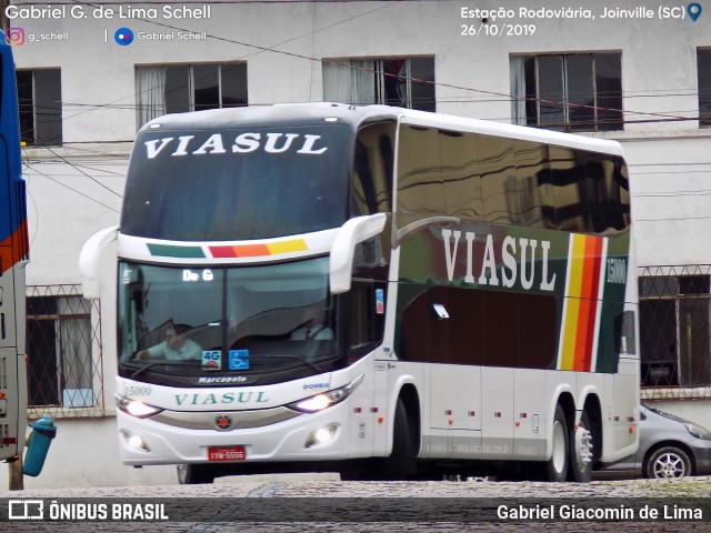 Viasul - Auto Viação Venâncio Aires 15000 na cidade de Joinville, Santa Catarina, Brasil, por Gabriel Giacomin de Lima. ID da foto: 7264248.