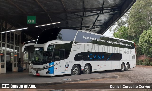 Auto Viação Catarinense 319322 na cidade de Santa Maria, Rio Grande do Sul, Brasil, por Daniel  Carvalho Correa. Número da foto: #7262556.