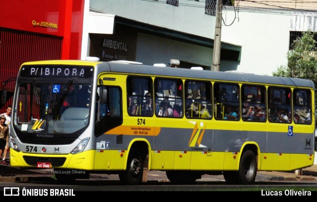 TIL Transportes Coletivos 574 na cidade de Londrina, Paraná, Brasil, por Lucas Oliveira . ID da foto: 7265577.