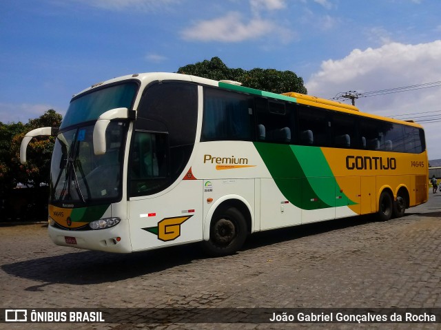 Empresa Gontijo de Transportes 14645 na cidade de Vitória da Conquista, Bahia, Brasil, por João Gabriel Gonçalves da Rocha. ID da foto: 7265310.