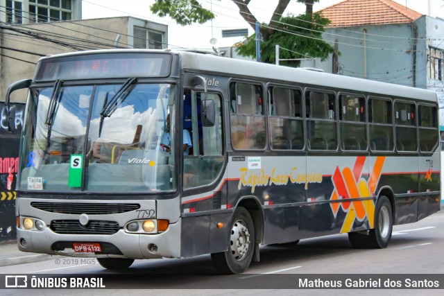 Rápido Campinas 7792 na cidade de Jundiaí, São Paulo, Brasil, por Matheus Gabriel dos Santos. ID da foto: 7267900.