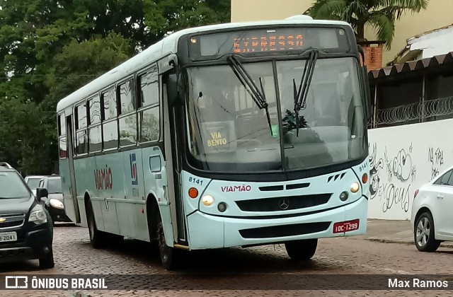 Empresa de Transporte Coletivo Viamão 8141 na cidade de Viamão, Rio Grande do Sul, Brasil, por Max Ramos. ID da foto: 7267554.