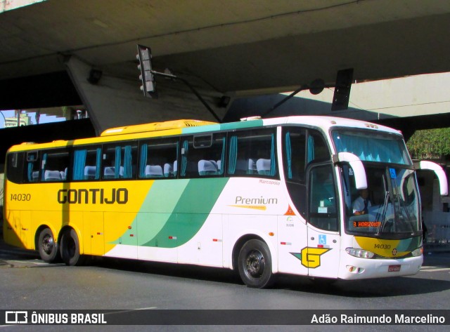 Empresa Gontijo de Transportes 14030 na cidade de Belo Horizonte, Minas Gerais, Brasil, por Adão Raimundo Marcelino. ID da foto: 7267162.