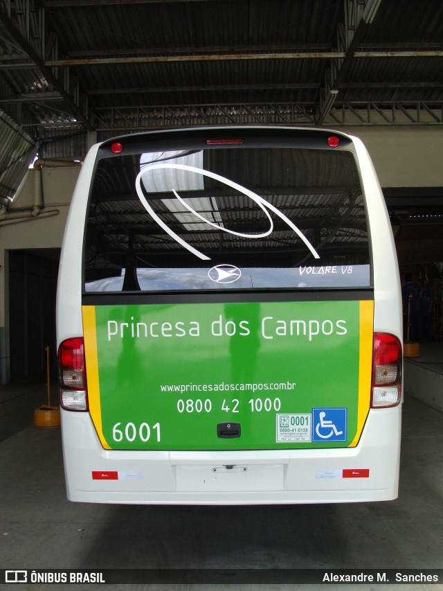 Expresso Princesa dos Campos 6001 na cidade de Ponta Grossa, Paraná, Brasil, por Alexandre M.  Sanches. Número da foto: #7266199.