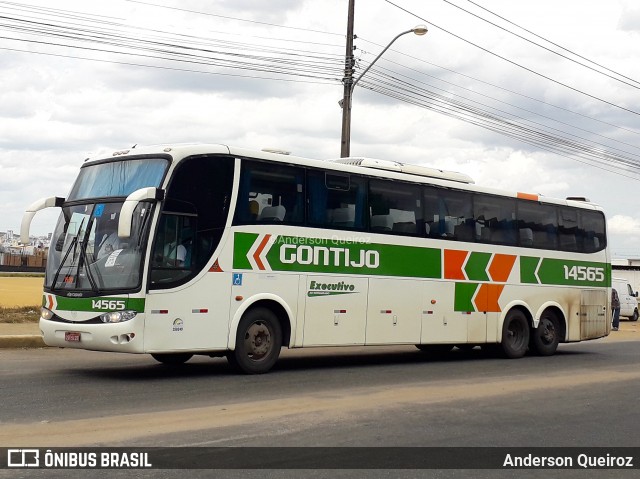 Empresa Gontijo de Transportes 14565 na cidade de Vitória da Conquista, Bahia, Brasil, por Anderson Queiroz. ID da foto: 7267505.