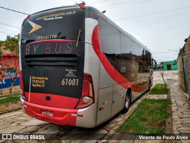 By Bus Transportes Ltda 61001 na cidade de São Thomé das Letras, Minas Gerais, Brasil, por Vicente de Paulo Alves. Número da foto: #7265781.