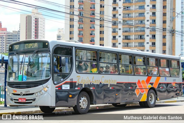 Rápido Campinas 1209 na cidade de Jundiaí, São Paulo, Brasil, por Matheus Gabriel dos Santos. ID da foto: 7267862.