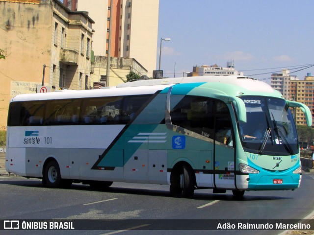 Santa Fé Transportes 101 na cidade de Belo Horizonte, Minas Gerais, Brasil, por Adão Raimundo Marcelino. ID da foto: 7266993.