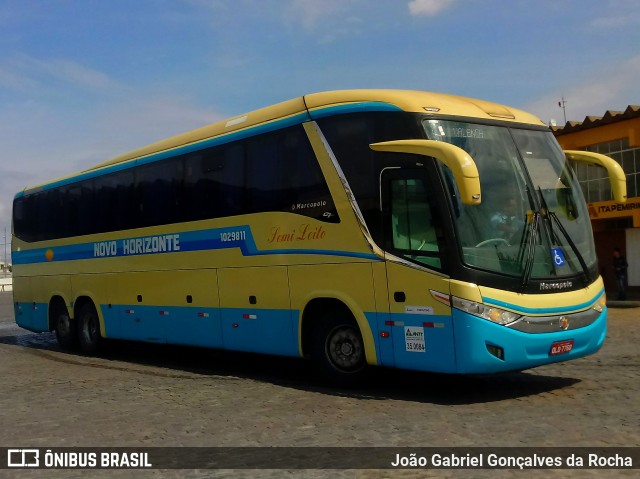 Viação Novo Horizonte 1029811 na cidade de Vitória da Conquista, Bahia, Brasil, por João Gabriel Gonçalves da Rocha. Número da foto: #7265280.