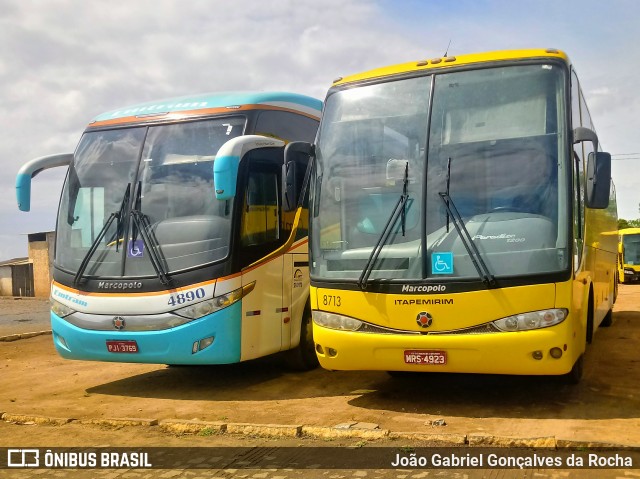 Viação Itapemirim 8713 na cidade de Vitória da Conquista, Bahia, Brasil, por João Gabriel Gonçalves da Rocha. ID da foto: 7265287.