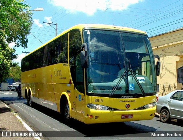 Viação Itapemirim 8815 na cidade de Ribeirão Preto, São Paulo, Brasil, por Marcio Freitas. ID da foto: 7270475.