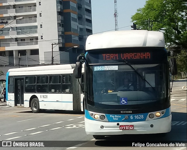 Viação Grajaú S.A. 6 1628 na cidade de São Paulo, São Paulo, Brasil, por Felipe Goncalves do Vale. ID da foto: 7270474.