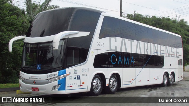 Auto Viação Catarinense 3722 na cidade de Brusque, Santa Catarina, Brasil, por Daniel Cezari. ID da foto: 7269229.