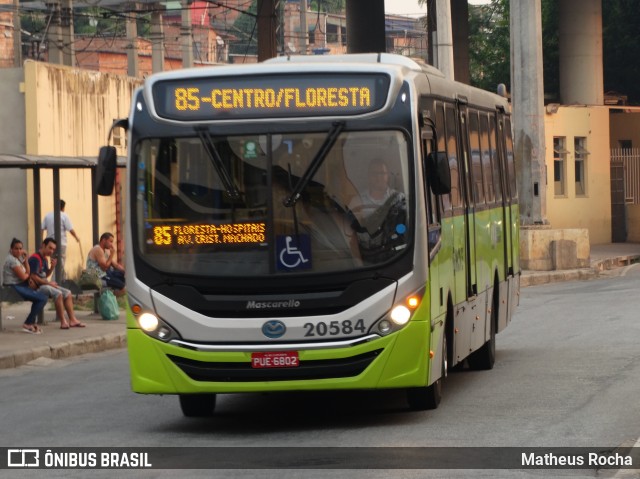 Viação Torres 20584 na cidade de Belo Horizonte, Minas Gerais, Brasil, por Matheus Rocha. ID da foto: 7269775.