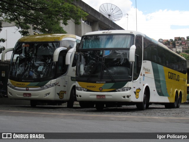 Empresa Gontijo de Transportes 14190 na cidade de Belo Horizonte, Minas Gerais, Brasil, por Igor Policarpo. ID da foto: 7270627.