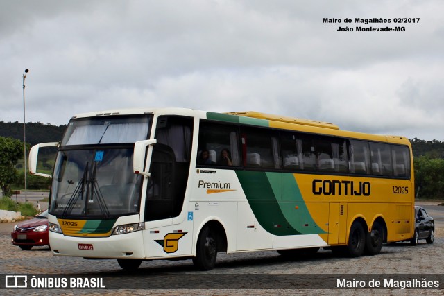 Empresa Gontijo de Transportes 12025 na cidade de João Monlevade, Minas Gerais, Brasil, por Mairo de Magalhães. ID da foto: 7269857.