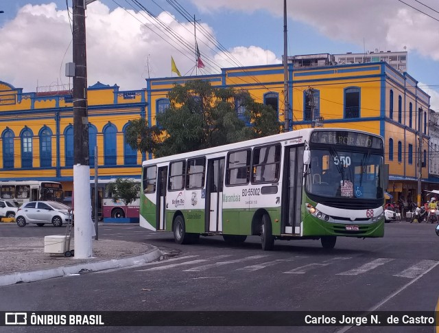 Belém Rio Transportes BD-55002 na cidade de Belém, Pará, Brasil, por Carlos Jorge N.  de Castro. Número da foto: #7268286.