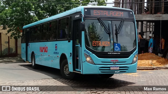 Empresa de Transporte Coletivo Viamão 8366 na cidade de Viamão, Rio Grande do Sul, Brasil, por Max Ramos. Número da foto: #7268646.