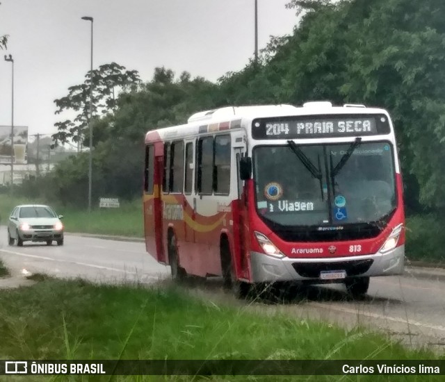 Viação Montes Brancos 813 na cidade de Araruama, Rio de Janeiro, Brasil, por Carlos Vinícios lima. ID da foto: 7268224.