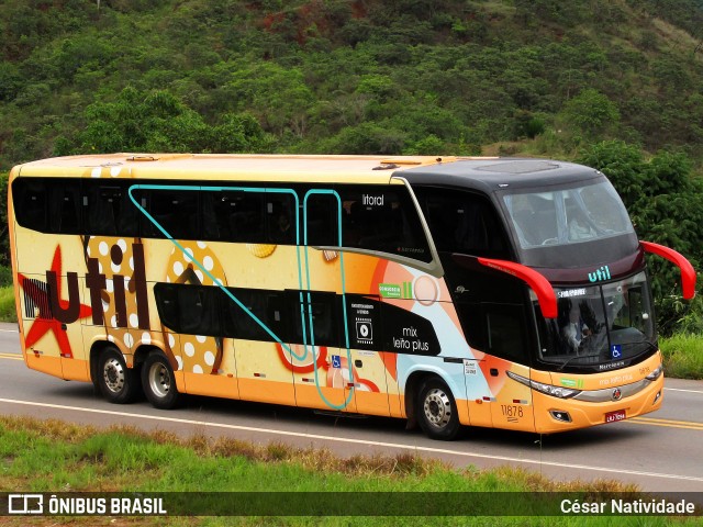 UTIL - União Transporte Interestadual de Luxo 11878 na cidade de Mariana, Minas Gerais, Brasil, por César Natividade. ID da foto: 7268766.