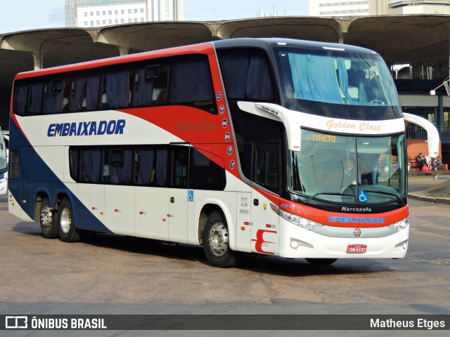 Expresso Embaixador 504 na cidade de Porto Alegre, Rio Grande do Sul, Brasil, por Matheus Etges. Número da foto: #7269715.