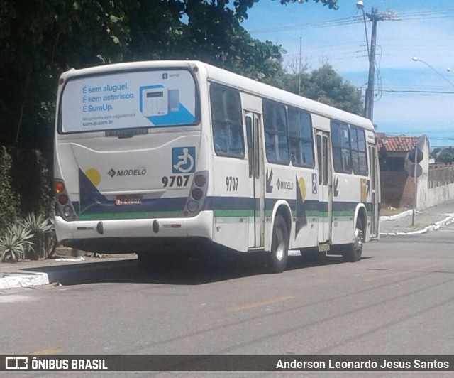 Viação Modelo 9707 na cidade de Aracaju, Sergipe, Brasil, por Anderson Leonardo Jesus Santos. ID da foto: 7268382.