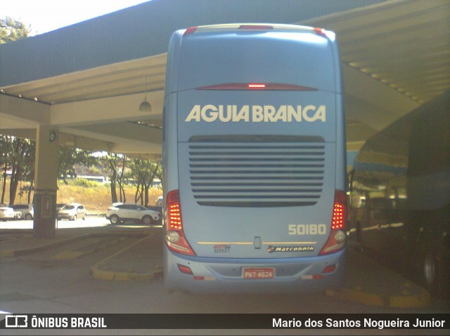 Viação Águia Branca 50180 na cidade de Salvador, Bahia, Brasil, por Mario dos Santos Nogueira Junior. Número da foto: #7268410.