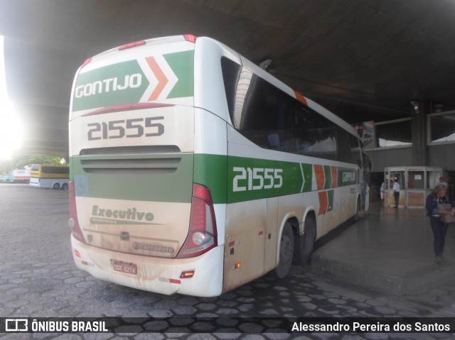 Empresa Gontijo de Transportes 21555 na cidade de Uberlândia, Minas Gerais, Brasil, por Alessandro Pereira dos Santos. Número da foto: #7268822.