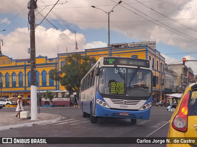 Auto Viação Monte Cristo AL-00002 na cidade de Belém, Pará, Brasil, por Carlos Jorge N.  de Castro. ID da foto: 7268281.