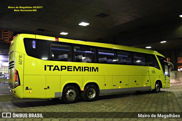 Viação Itapemirim 60781 na cidade de Belo Horizonte, Minas Gerais, Brasil, por Mairo de Magalhães. Número da foto: #7269758.