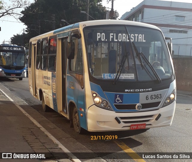 Transwolff Transportes e Turismo 6 6363 na cidade de São Paulo, São Paulo, Brasil, por Lucas Santos da Silva. Número da foto: #7268022.