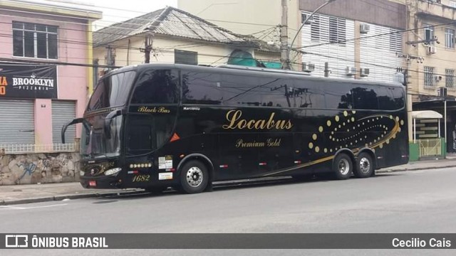 Locabus Locação e Transportes 1682 na cidade de Rio de Janeiro, Rio de Janeiro, Brasil, por Cecilio Cais. ID da foto: 7268180.